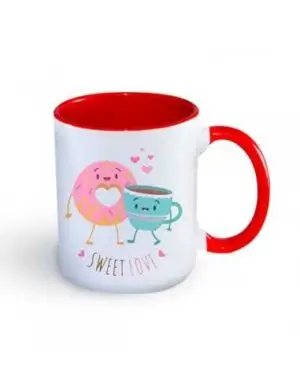 Taza interior color 12 onz