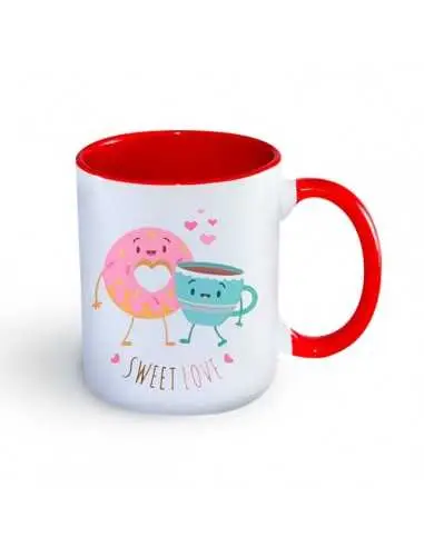 Taza interior color 12 onz